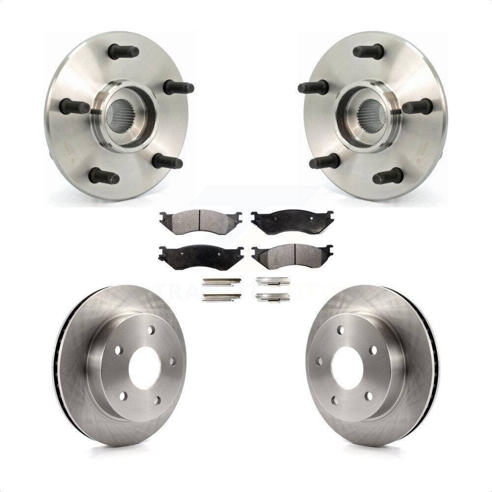 [Avant] Kit d'ensemble roulement de roue et moyeu pour 2000-2001 Dodge Ram 1500 4WD avec 2-Wheel ABS KBB-100801