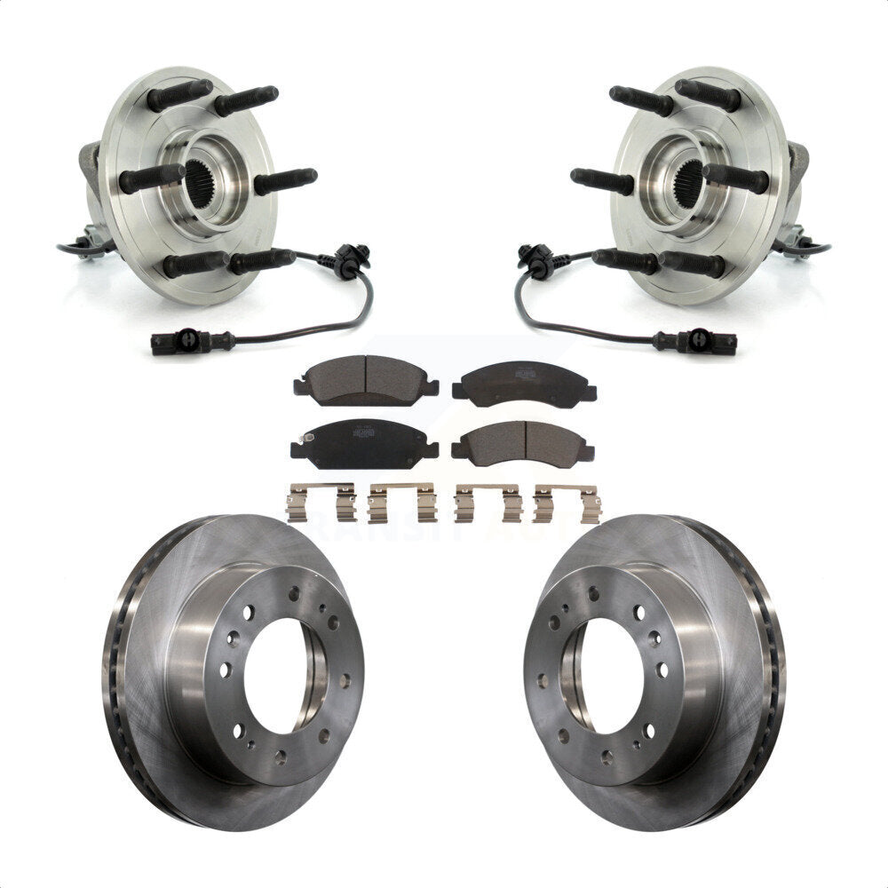 [Avant] Kit d'ensemble roulement de roue et moyeu pour 2011 Chevrolet Silverado 1500 Hybrid avec 4WD KBB-100881 par Transit Auto