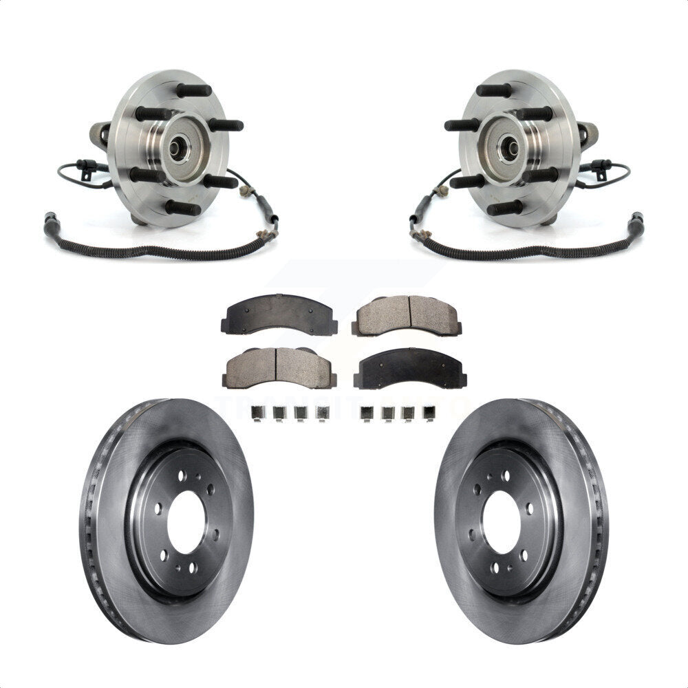 [Avant] Kit d'ensemble roulement de roue et moyeu pour 2010 Ford F-150 FX4 Platinum STX XL XLT King Ranch Lariat avec 4WD 6 Lug Wheels KBB-100898