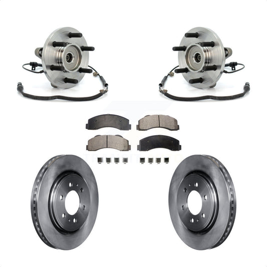 [Avant] Kit d'ensemble roulement de roue et moyeu pour 2010 Ford F-150 FX4 Platinum STX XL XLT King Ranch Lariat avec 4WD 6 Lug Wheels KBB-100898