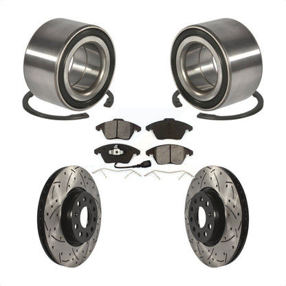 [Avant] Kit de Roulement de roue pour 2005 Volkswagen Jetta 312mm Diameter Rotor 7th 8th Digit Of VIN Is "1K" KBB-101073