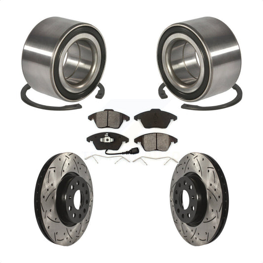 [Avant] Kit de Roulement de roue pour 2005 Volkswagen Jetta 312mm Diameter Rotor 7th 8th Digit Of VIN Is "1K" KBB-101073