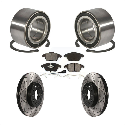 [Avant] Kit de Roulement de roue pour 2005 Volkswagen Jetta 288mm Diameter Rotor 7th 8th Digit Of VIN Is "1K" KBB-101074