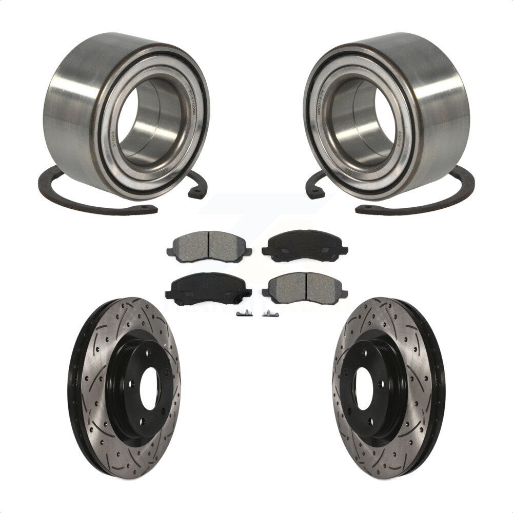 [Avant] Kit de Roulement de roue pour Jeep Patriot Mitsubishi Compass Dodge Caliber Outlander Sport Lancer RVR KBB-101113 par Transit Auto