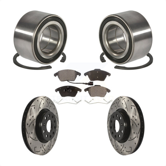 [Avant] Kit de Roulement de roue pour 2005 Volkswagen Jetta avec 312mm Diameter Rotor 7th 8th Digit Of VIN Is "1K" KBB-101160