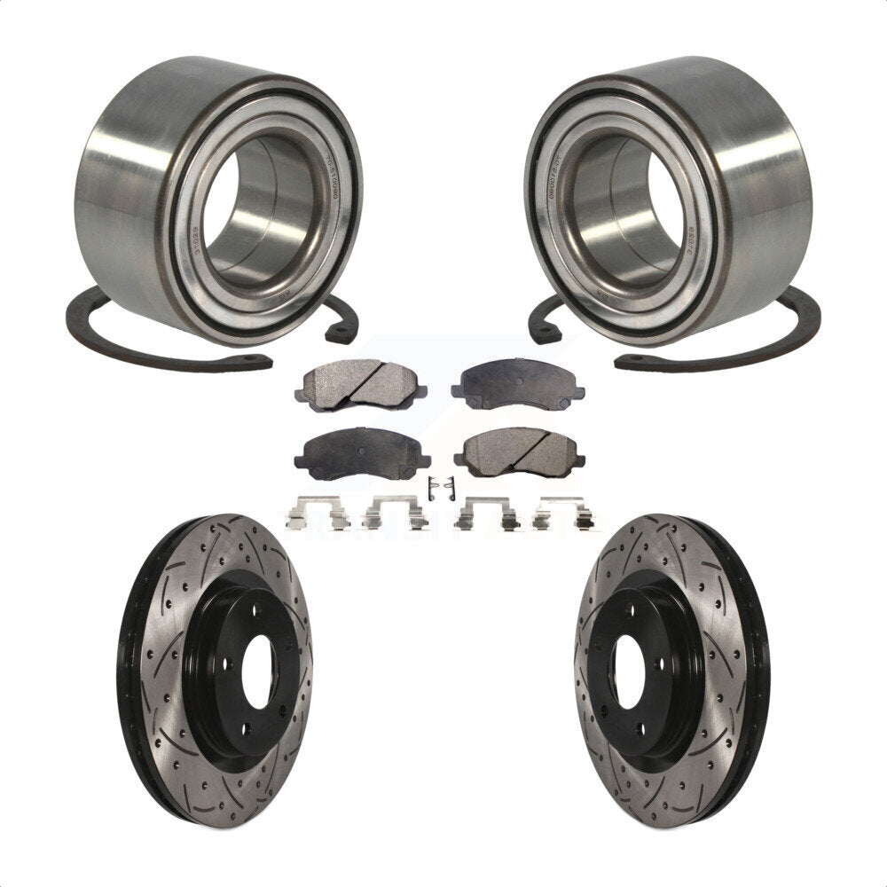 [Avant] Kit de Roulement de roue pour Jeep Patriot Mitsubishi Compass Dodge Caliber Outlander Sport Lancer RVR KBB-101200 par Transit Auto