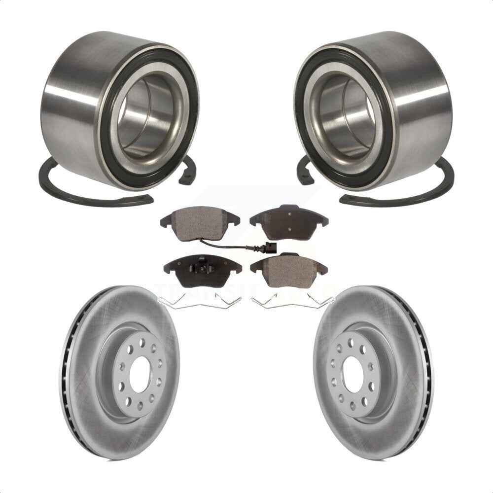 [Avant] Kit de Roulement de roue pour 2005 Volkswagen Jetta 312mm Diameter Rotor 7th 8th Digit Of VIN Is "1K" KBB-101278