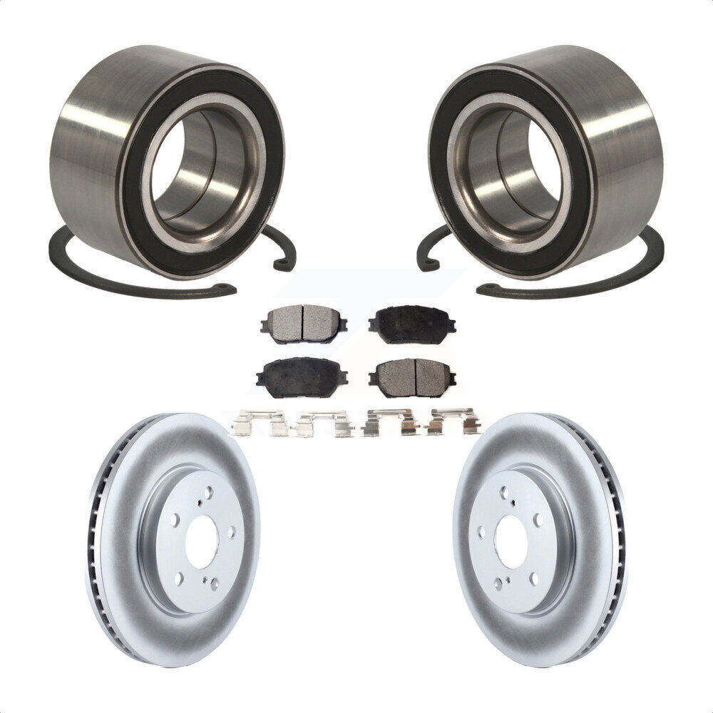 [Avant] Kit de Roulement de roue pour 2004 Toyota Camry 296mm Diameter Rotor Straight Hat Design KBB-101357