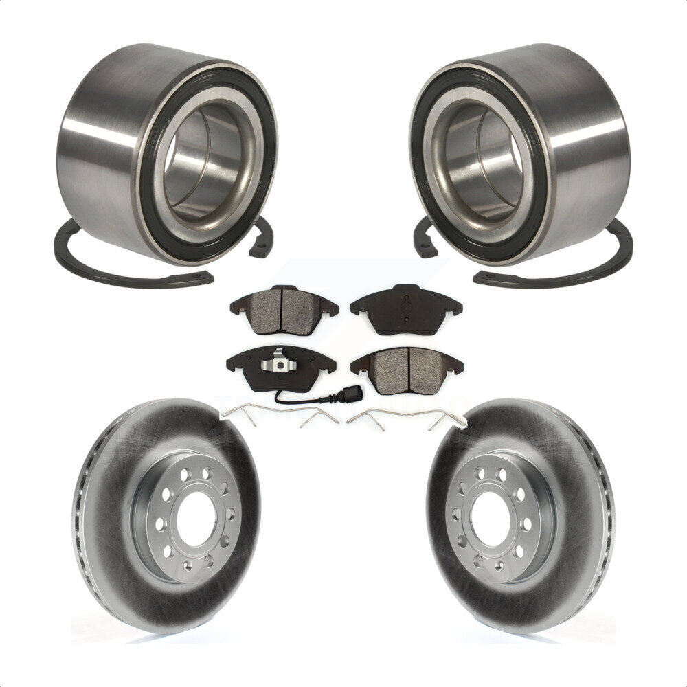 [Avant] Kit de Roulement de roue pour 2005 Volkswagen Jetta 288mm Diameter Rotor 7th 8th Digit Of VIN Is "1K" KBB-101580