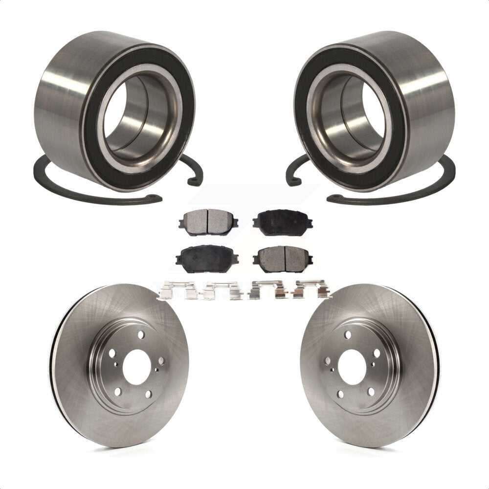 [Avant] Kit de Roulement de roue pour 2004 Toyota Camry 296mm Diameter Rotor Stepped Hat Design KBB-102288