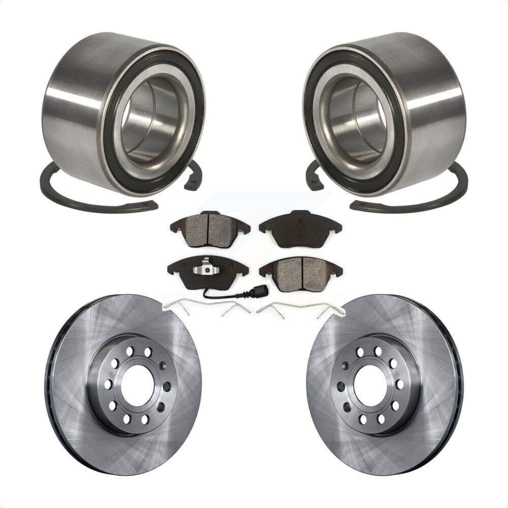 [Avant] Kit de Roulement de roue pour 2005 Volkswagen Jetta 288mm Diameter Rotor 7th 8th Digit Of VIN Is "1K" KBB-102548