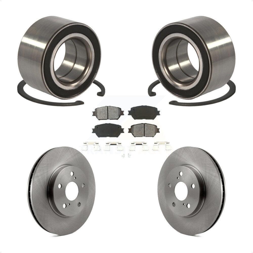 [Avant] Kit de Roulement de roue pour 2004 Toyota Camry 296mm Diameter Rotor Straight Hat Design KBB-102642