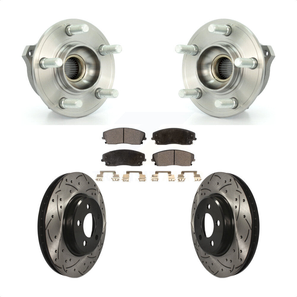 [Avant] Kit d'ensemble roulement de roue et moyeu pour Dodge Charger Chrysler 300 Magnum KBB-102876 par Transit Auto