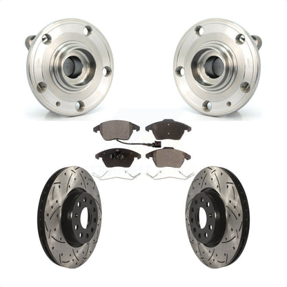 [Avant] Kit d'ensemble roulement de roue et moyeu pour Volkswagen Jetta Beetle CC Passat GTI Audi Eos A3 TT Quattro KBB-102880