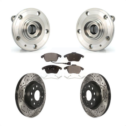[Avant] Kit d'ensemble roulement de roue et moyeu pour Volkswagen GTI Audi A3 Quattro 280mm Diameter Rotor KBB-102884