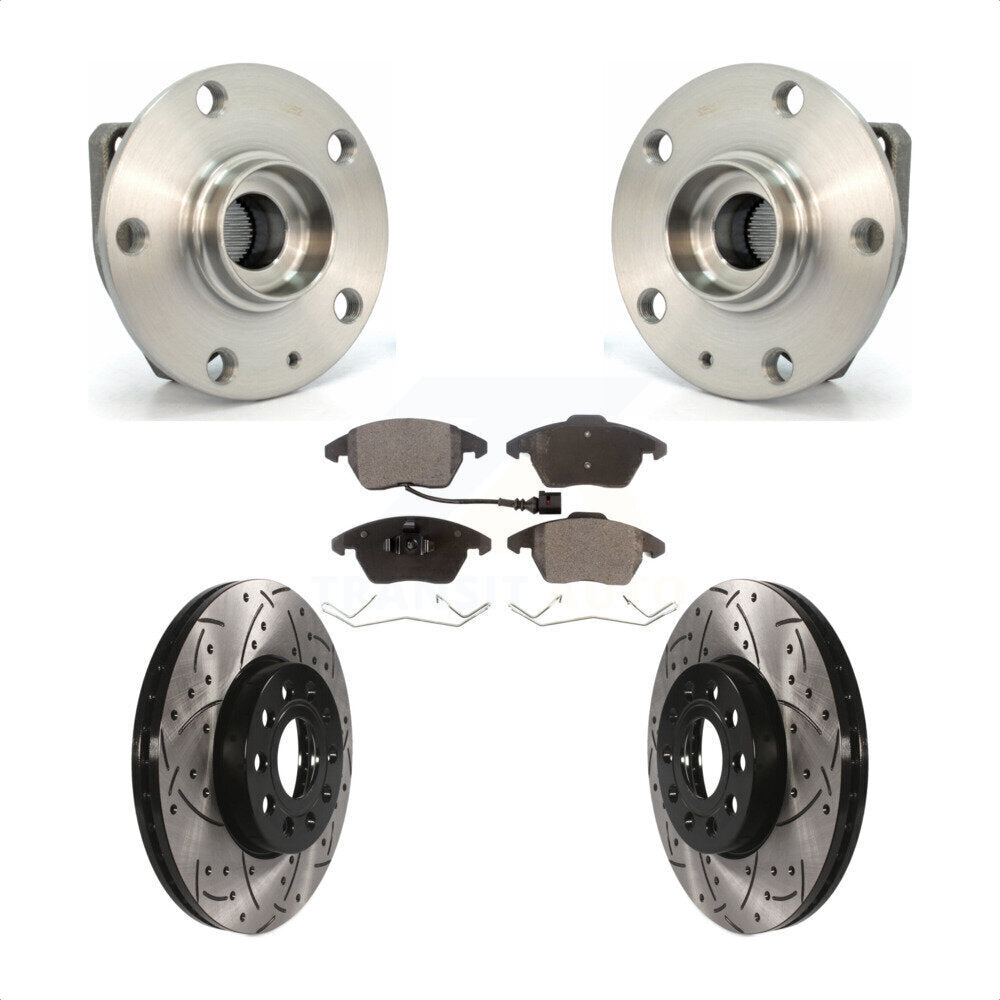 [Avant] Kit d'ensemble roulement de roue et moyeu pour 2006-2009 Volkswagen Rabbit 3 Bolt Mounting Flange KBB-102895 par Transit Auto