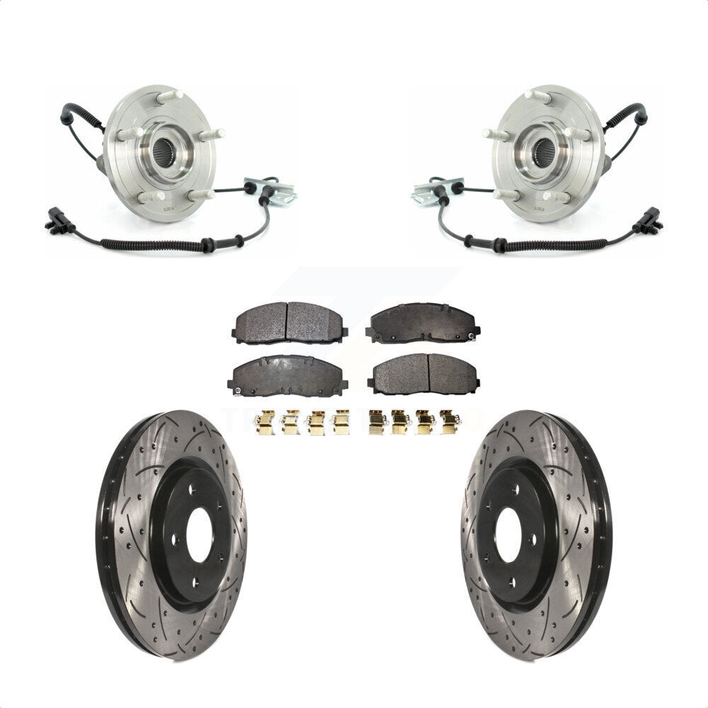 [Avant] Kit d'ensemble roulement de roue et moyeu pour 2012 Volkswagen Routan Dual Piston Caliper KBB-102909