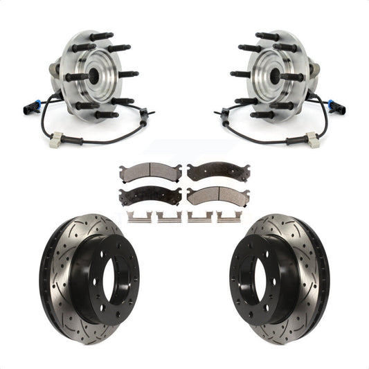 [Avant] Kit d'ensemble roulement de roue et moyeu pour Chevrolet Silverado 2500 HD GMC Sierra Hummer H2 Classic 1500 3500 Suburban Yukon XL Avalanche KBB-102988