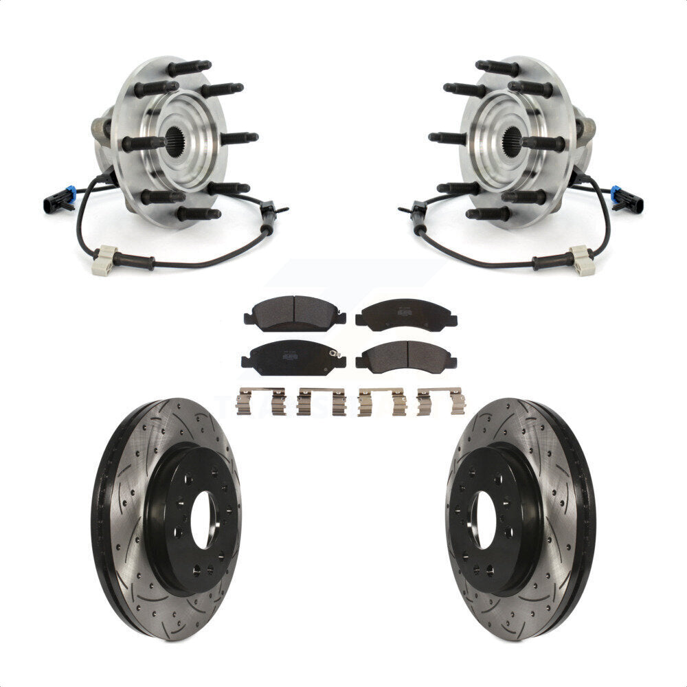 [Avant] Kit d'ensemble roulement de roue et moyeu pour Chevrolet Silverado 1500 GMC Sierra Classic 8 Lug Wheels KBB-102989