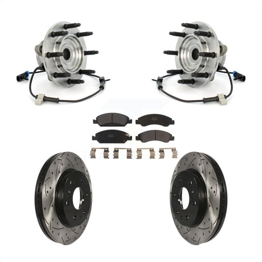 [Avant] Kit d'ensemble roulement de roue et moyeu pour Chevrolet Silverado 1500 GMC Sierra Classic 8 Lug Wheels KBB-102989