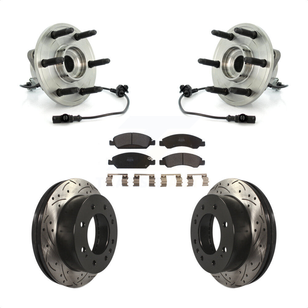 [Avant] Kit d'ensemble roulement de roue et moyeu pour 2011 Chevrolet Silverado 1500 Hybrid avec 4WD KBB-103008 par Transit Auto