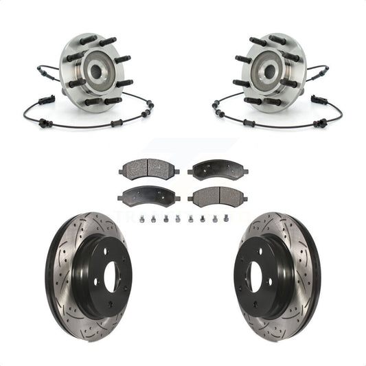 [Avant] Kit d'ensemble roulement de roue et moyeu pour 2007-2008 Dodge Ram 1500 Standard Cab Pickup Crew 8 Lug Wheels KBB-103013