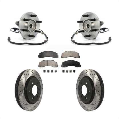 [Avant] Kit d'ensemble roulement de roue et moyeu pour 2010 Ford F-150 FX4 Platinum STX XL XLT King Ranch Lariat avec 4WD 6 Lug Wheels KBB-103018
