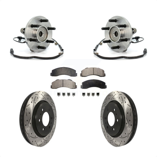 [Avant] Kit d'ensemble roulement de roue et moyeu pour 2010 Ford F-150 FX4 Platinum STX XL XLT King Ranch Lariat avec 4WD 6 Lug Wheels KBB-103018