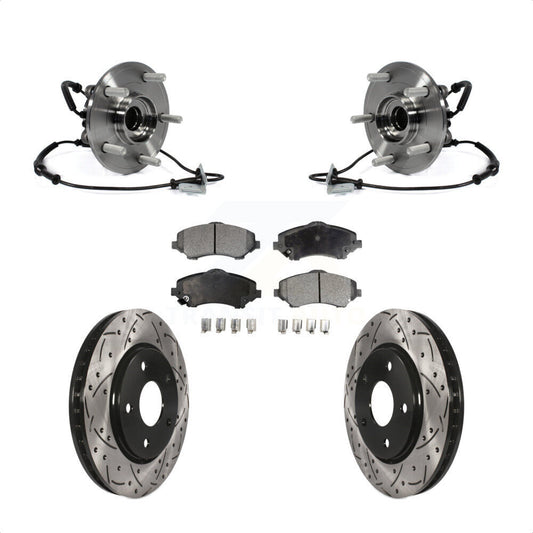 [Avant] Kit d'ensemble roulement de roue et moyeu pour Dodge Grand Caravan Chrysler Town & Country Ram C/V Volkswagen Routan avec Single Piston Caliper KBB-103034