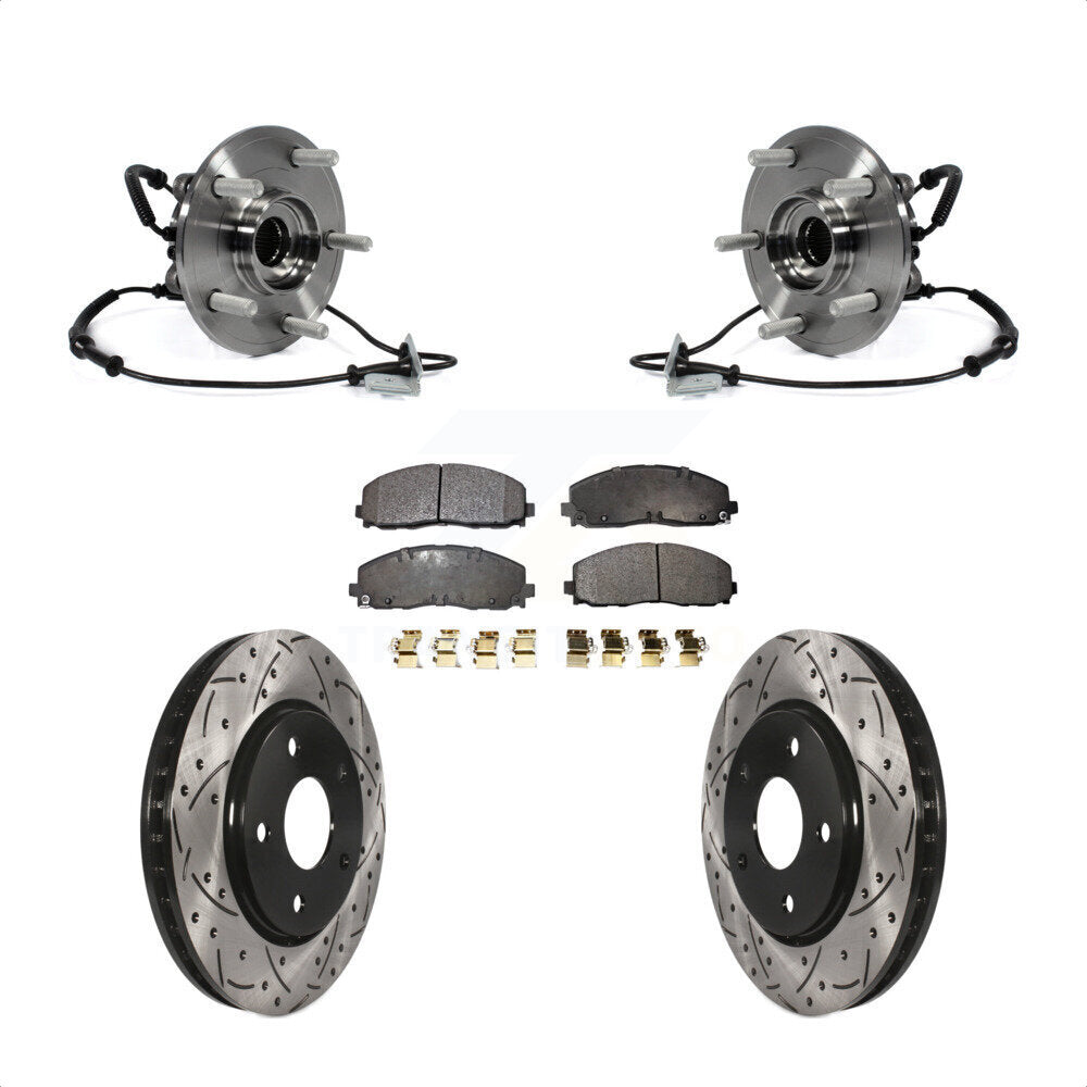 [Avant] Kit d'ensemble roulement de roue et moyeu pour 2017-2018 Dodge Grand Caravan Single Piston Caliper KBB-103035