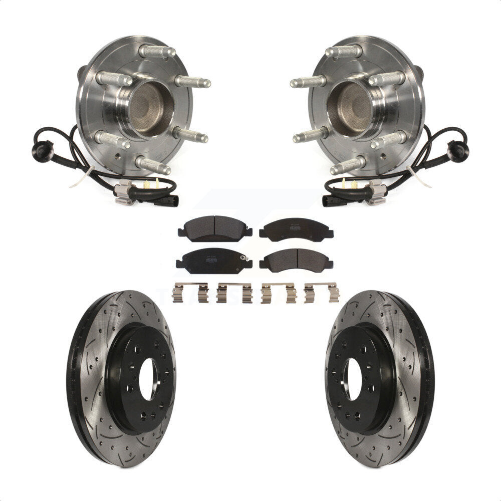 [Avant] Kit d'ensemble roulement de roue et moyeu pour Chevrolet Silverado 1500 GMC Sierra Tahoe Suburban Yukon Cadillac XL Escalade ESV LD RWD KBB-103039
