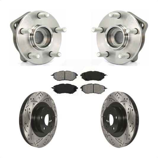 [Avant] Kit d'ensemble roulement de roue et moyeu pour 2009 Subaru Legacy 3.0 R avec 3.0L 292mm Diameter Rotor KBB-103063