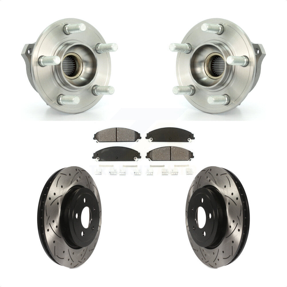 [Avant] Kit d'ensemble roulement de roue et moyeu pour Dodge Charger Chrysler 300 Challenger Magnum KBB-103072 par Transit Auto