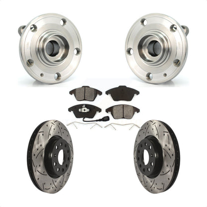 [Avant] Kit d'ensemble roulement de roue et moyeu pour Volkswagen Jetta Beetle CC Passat GTI Audi Eos A3 TT Quattro KBB-103075
