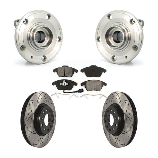 [Avant] Kit d'ensemble roulement de roue et moyeu pour Volkswagen Jetta Beetle CC Passat GTI Audi Eos A3 TT Quattro KBB-103075