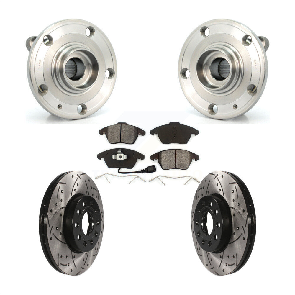[Avant] Kit d'ensemble roulement de roue et moyeu pour Volkswagen Jetta Beetle Rabbit Audi A3 GTI Quattro KBB-103077