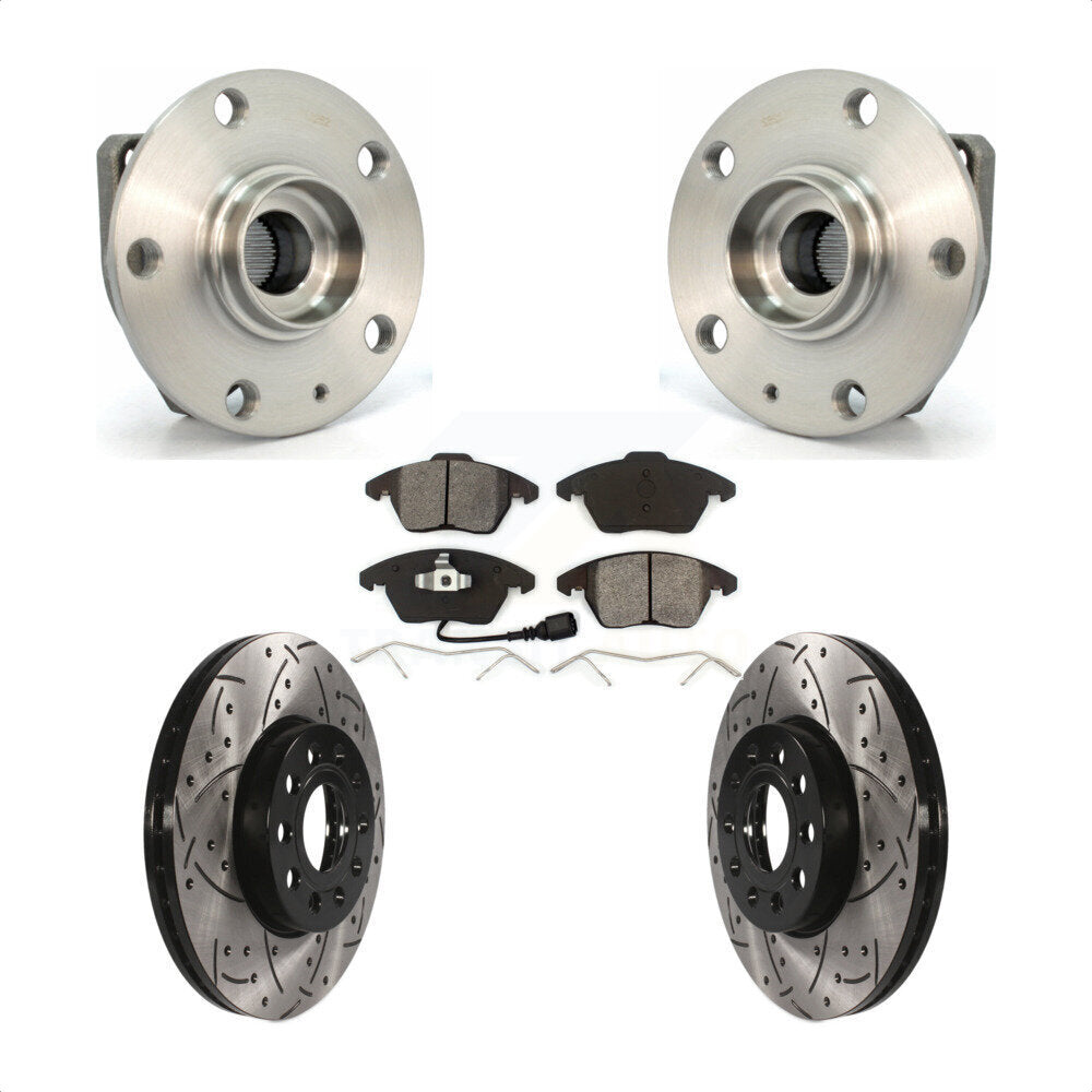 [Avant] Kit d'ensemble roulement de roue et moyeu pour 2006-2009 Volkswagen Rabbit 3 Bolt Mounting Flange KBB-103089 par Transit Auto