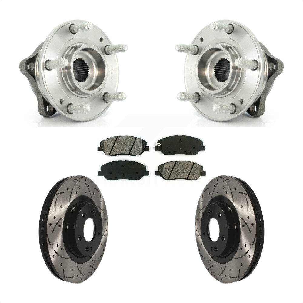 [Avant] Kit d'ensemble roulement de roue et moyeu pour 2013-2014 Hyundai Santa Fe 3.3L ABS Brakes KBB-103094