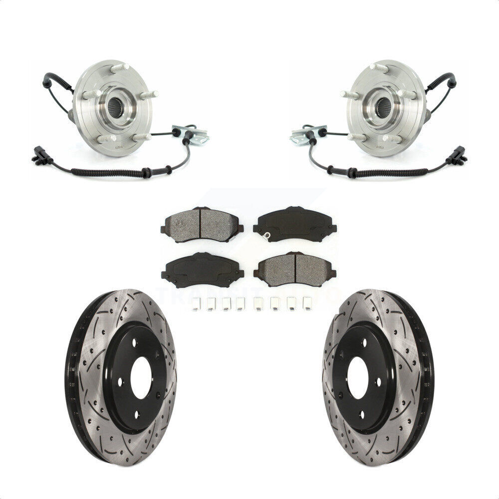 [Avant] Kit d'ensemble roulement de roue et moyeu pour Chrysler Town & Country Dodge Grand Caravan Volkswagen Routan KBB-103102 par Transit Auto