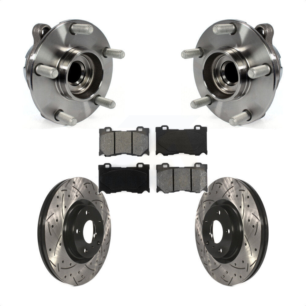 [Avant] Kit d'ensemble roulement de roue et moyeu pour 2017-2018 INFINITI Q70 Hybrid avec RWD Sport Package KBB-103147 par Transit Auto