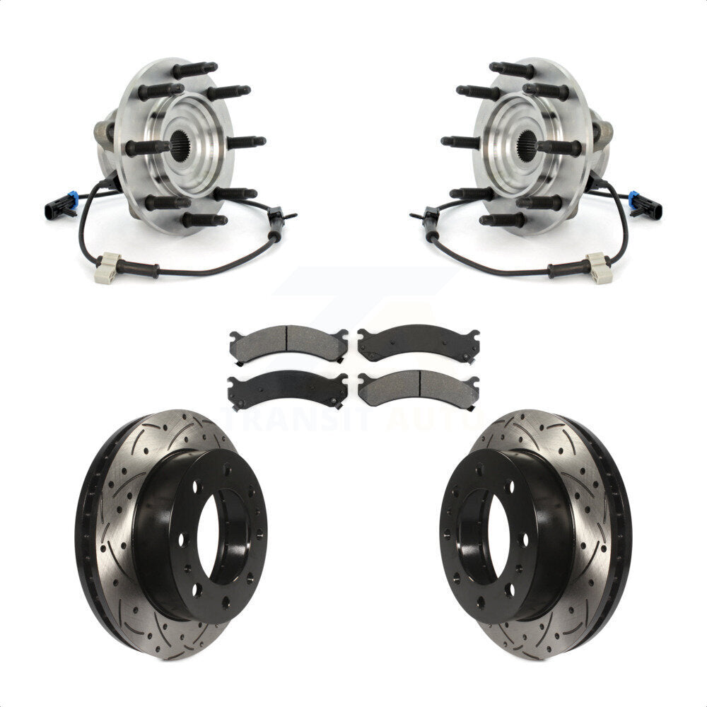 [Avant] Kit d'ensemble roulement de roue et moyeu pour Chevrolet Silverado 2500 HD GMC Sierra Hummer H2 Classic 1500 3500 Suburban Yukon XL Avalanche KBB-103183