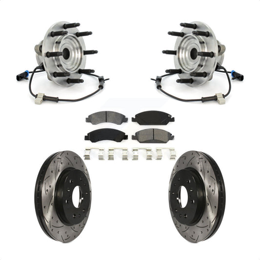 [Avant] Kit d'ensemble roulement de roue et moyeu pour Chevrolet Silverado 1500 GMC Sierra Classic 8 Lug Wheels KBB-103184
