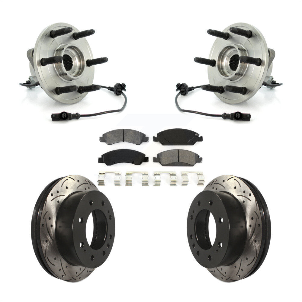 [Avant] Kit d'ensemble roulement de roue et moyeu pour 2011 Chevrolet Silverado 1500 Hybrid avec 4WD KBB-103203 par Transit Auto