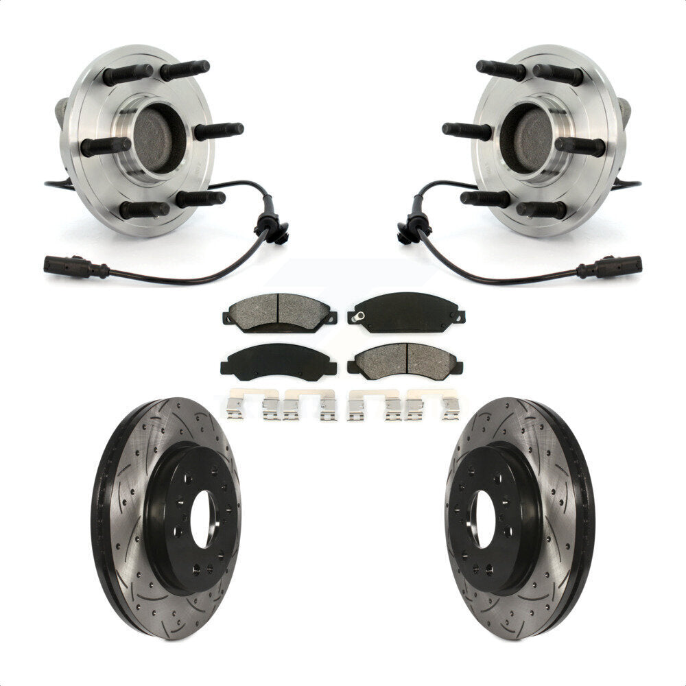 [Avant] Kit d'ensemble roulement de roue et moyeu pour 2007 Chevrolet Tahoe GMC Suburban 1500 Yukon Avalanche XL Cadillac Escalade RWD KBB-103204