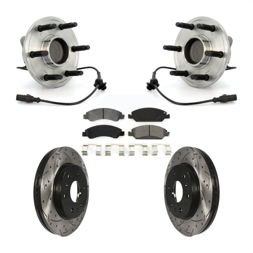 [Avant] Kit d'ensemble roulement de roue et moyeu pour Chevrolet Silverado 1500 GMC Sierra Tahoe Suburban Yukon XL Avalanche Cadillac Escalade ESV KBB-103205