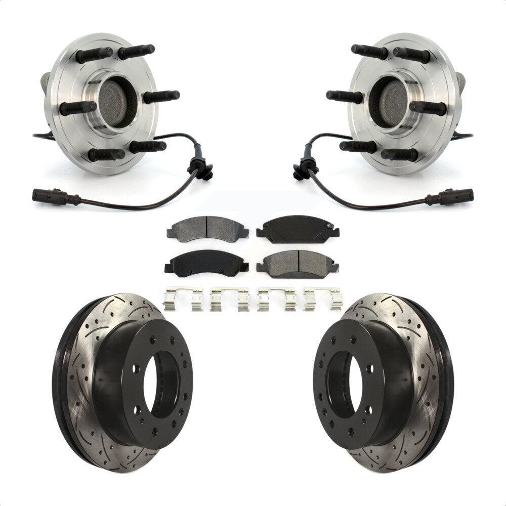 [Avant] Kit d'ensemble roulement de roue et moyeu pour 2011 Chevrolet Silverado 1500 Hybrid avec RWD KBB-103206 par Transit Auto
