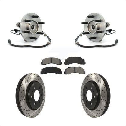 [Avant] Kit d'ensemble roulement de roue et moyeu pour 2010 Ford F-150 FX4 Platinum STX XL XLT King Ranch Lariat avec 4WD 6 Lug Wheels KBB-103213