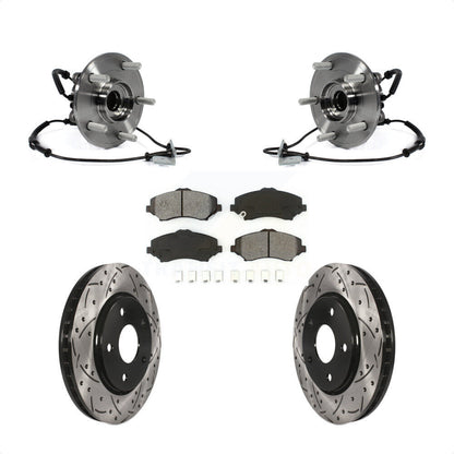 [Avant] Kit d'ensemble roulement de roue et moyeu pour Dodge Grand Caravan Chrysler Town & Country Ram C/V Volkswagen Routan avec Single Piston Caliper KBB-103229