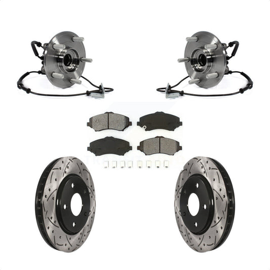 [Avant] Kit d'ensemble roulement de roue et moyeu pour Dodge Grand Caravan Chrysler Town & Country Ram C/V Volkswagen Routan avec Single Piston Caliper KBB-103229