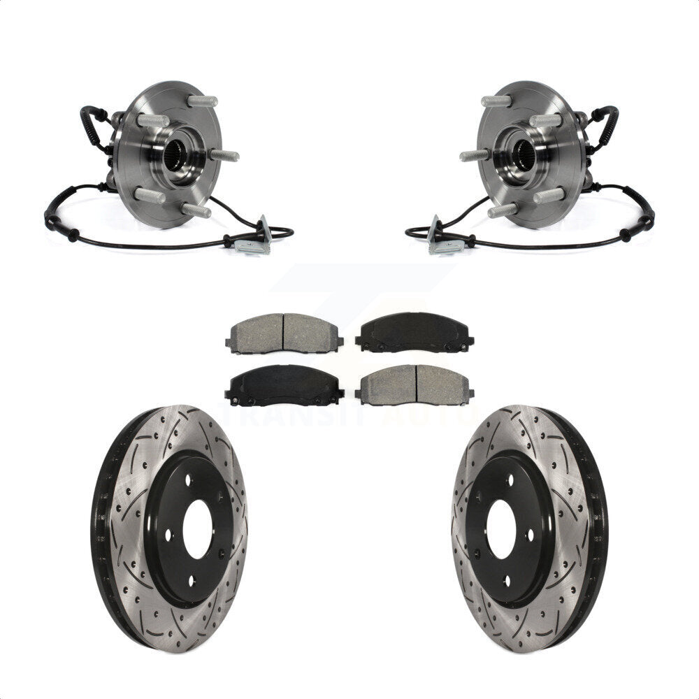 [Avant] Kit d'ensemble roulement de roue et moyeu pour 2017-2018 Dodge Grand Caravan Single Piston Caliper KBB-103230